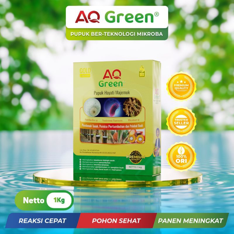 PUPUK AQ GREEN GOLD EDITION 1KG ORGANIK
