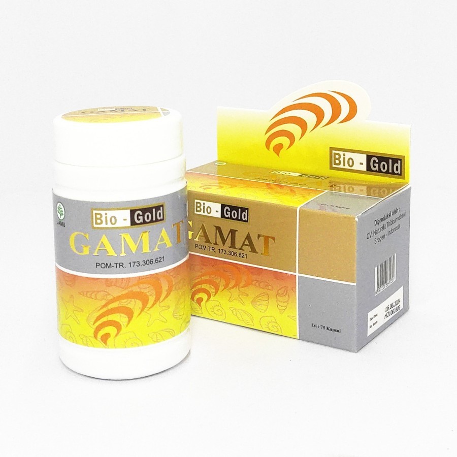 Kapsul Gamat Bio Gold 75 Kapsul  Ekstrak Gamat Emas | Kapsul Gamat 75 Kapsul