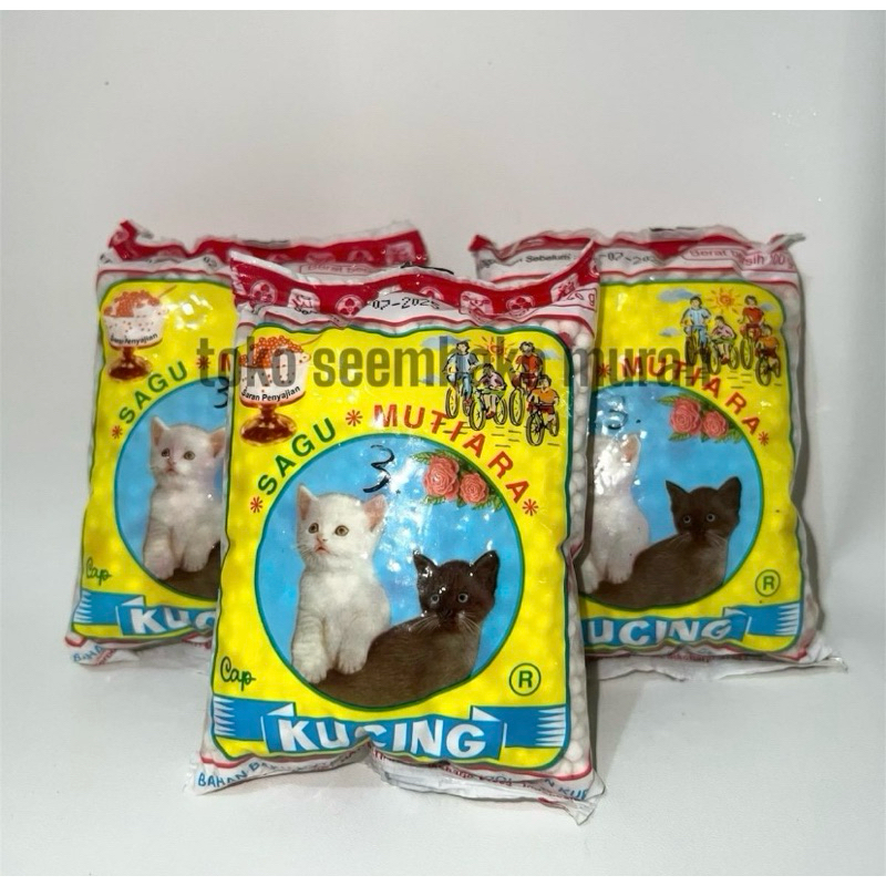 

3pcs SAGU MUTIARA CAP KUCING