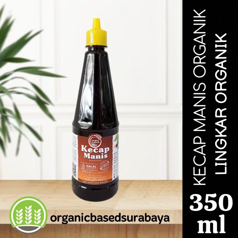 

Kecap Manis Kedelai Organik, Lingkar Organik, 350ml &150ml, pilihan sehat, nonGMO, Alami,Natural