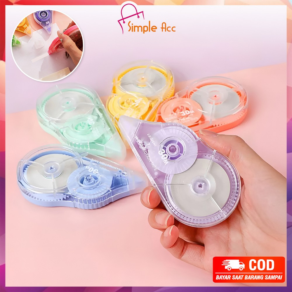 

DO-A113 Correction Tape Polos Tipe X Kertas Roll Serbaguna / Pita Koreksi Peralatan Sekolah Anak / Tip Ex Correction Students Stationary