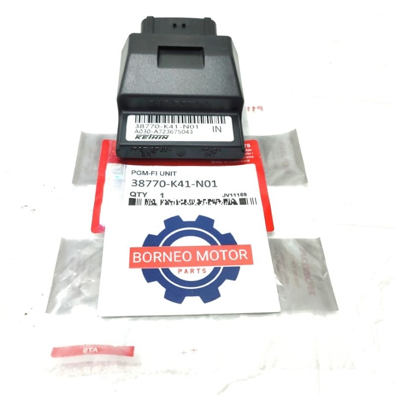 ECU ECM K41 UNTUK MOTOR HONDA SUPRA X 125 FI, BLADE FI
