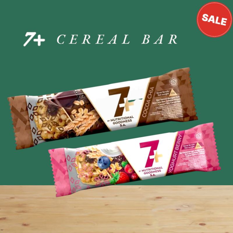 

7+ NUTRITIONAL GOODNESS CEREAL BAR COCOA CHIA & YOGHURT BERRY