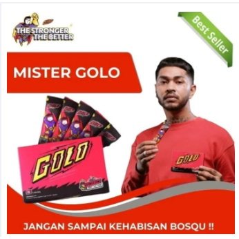 3 Sachet GOLO Ginseng | Privasi Aman | Bonus | Botanical Untuk Meningkatkan Stamina Pria