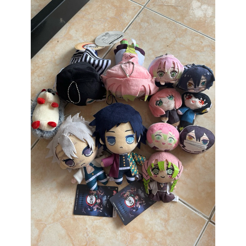 Want To Sale Demon Slayer Plush Keychain Hugchara Mochikororin Muni Muni Nuigurumi Nesoberi Iguro Ob