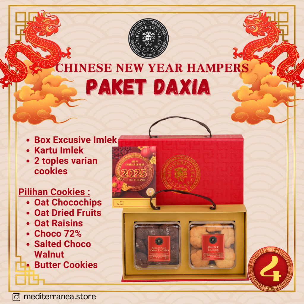 

Hamper Imlek Cookies Mediterranea Paket Daxia