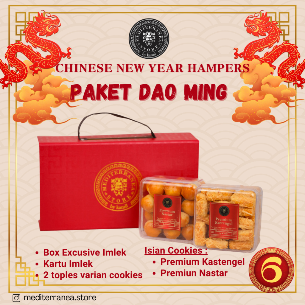 

Hampers Imlek Cookies Mediterranea Paket Dao Ming