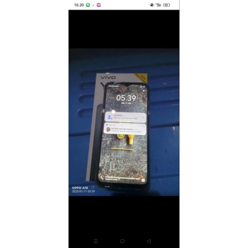 hp Vivo y03 second tapi beli blm lama