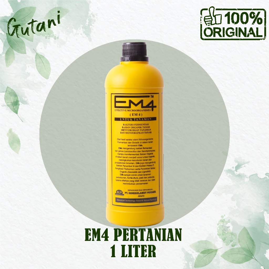 EM4 Pertanian 1 Liter | Membantu pembuatan bokashi/pupuk kompos