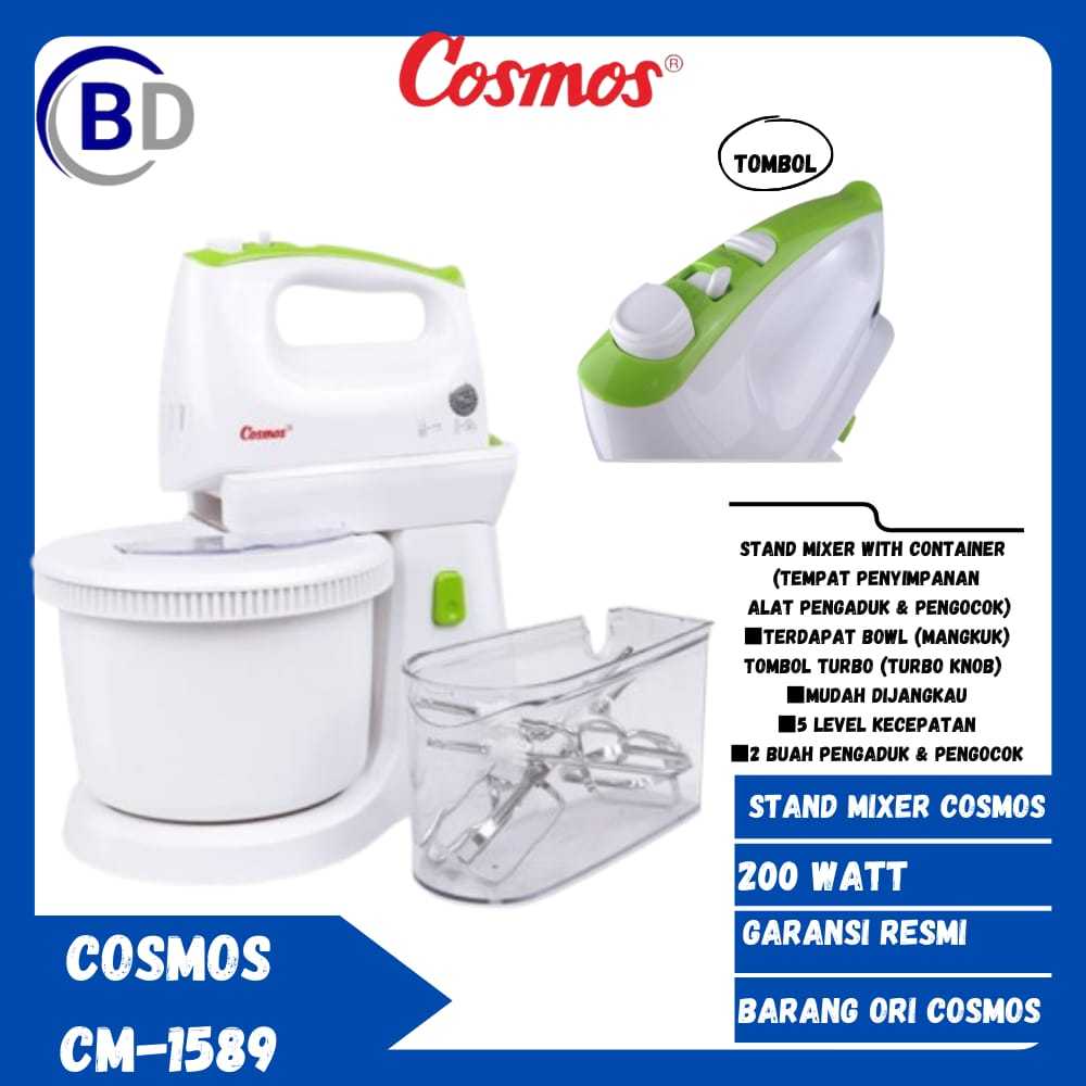 Cosmos Stand Mixer CM-1589 Mixer