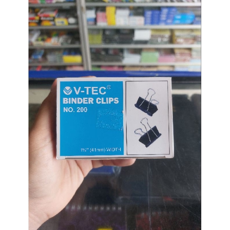 

V-Tec Binder Clips / Penjepit Besi No 200