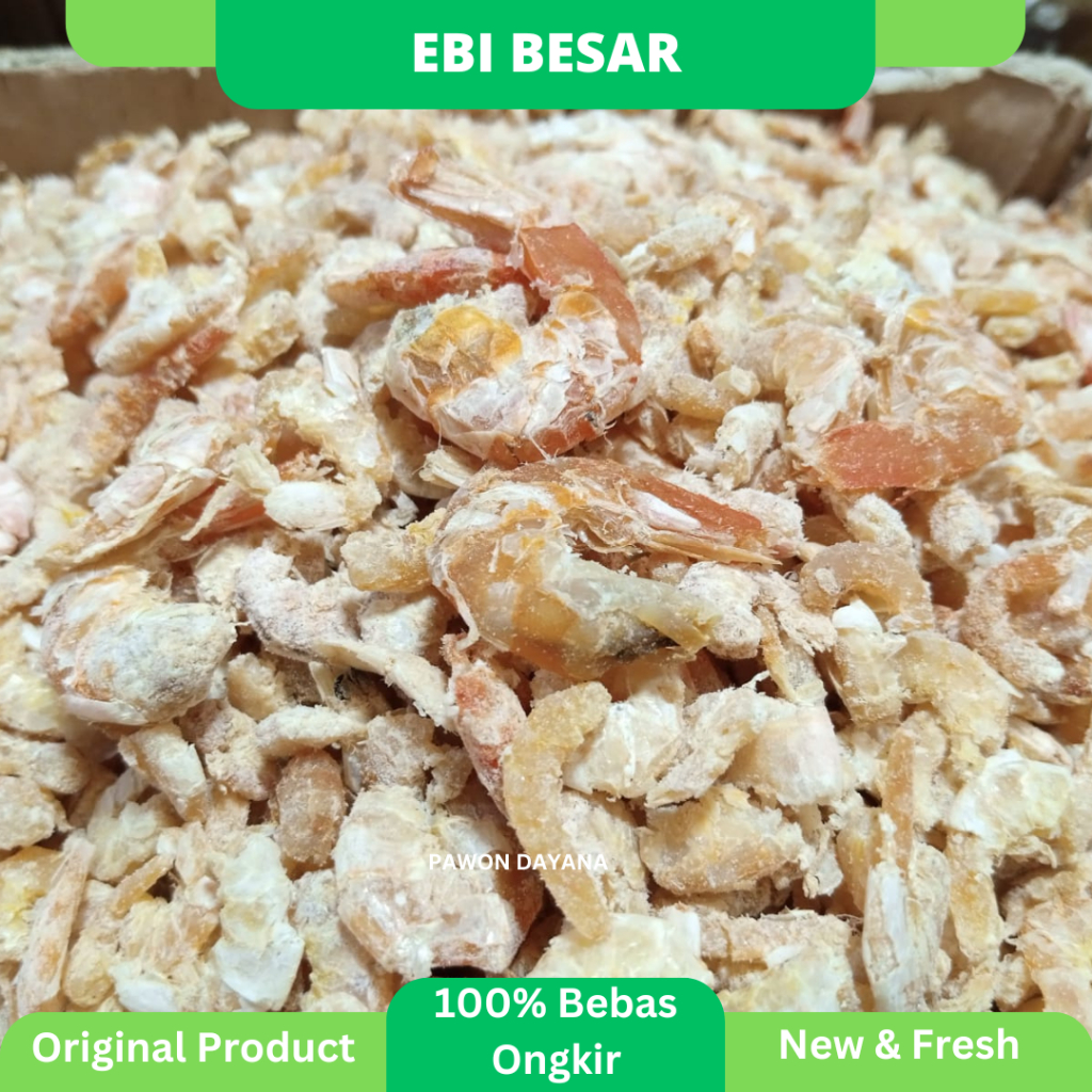 

Ebi Besar Tanpa Kulit / Udang Kering Besar Tanpa Kulit / Hebi Tanpa Kulit