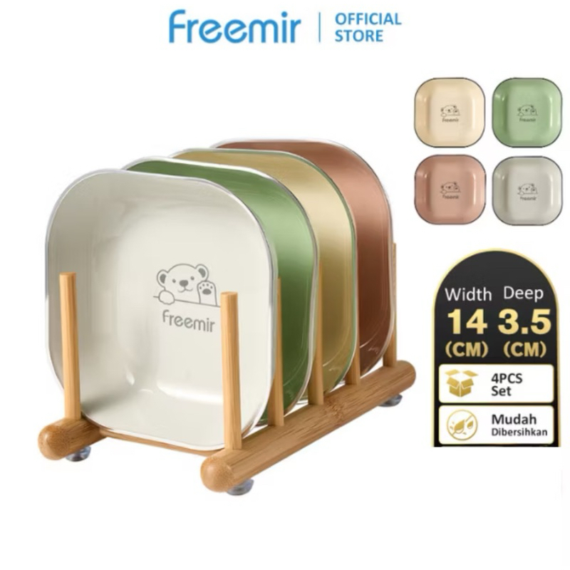 R2 Freemir Naturale Set Piring Cantik Piring Buah Piring Serbaguna