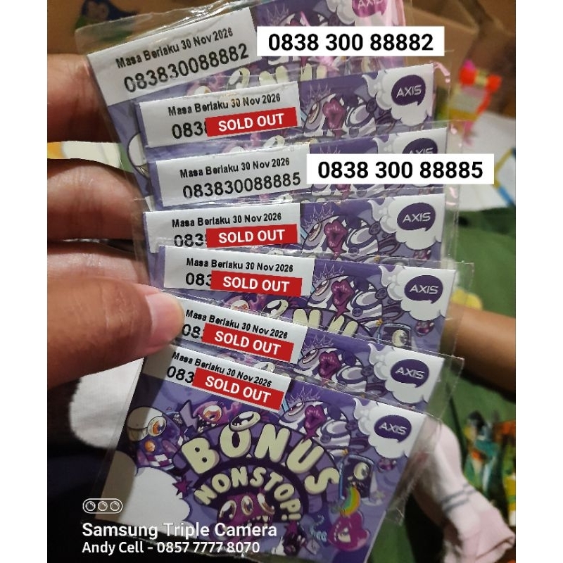 nomor cantik axis/nomer cantik axis