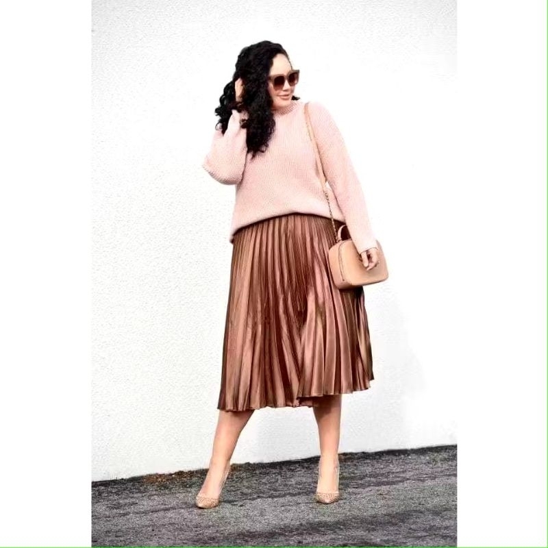 ROK PLISKET BLUDRU JUMBO 7/8  / ROK PLISKET BLUDRU PENDEK 7/8 JUMBO