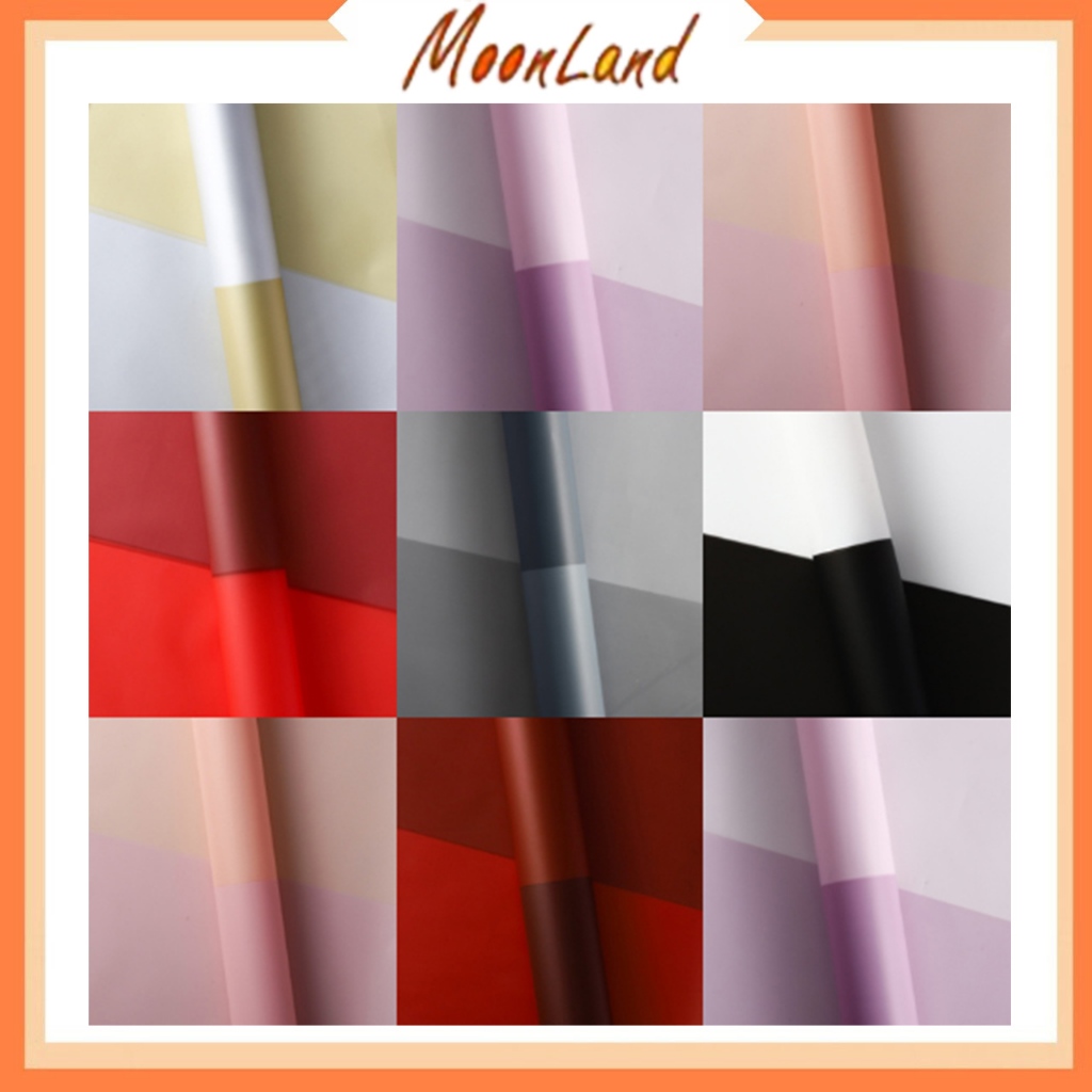 Kertas buket bunga cellophane dua warna flower wrapping paper 2 tone Kb6024