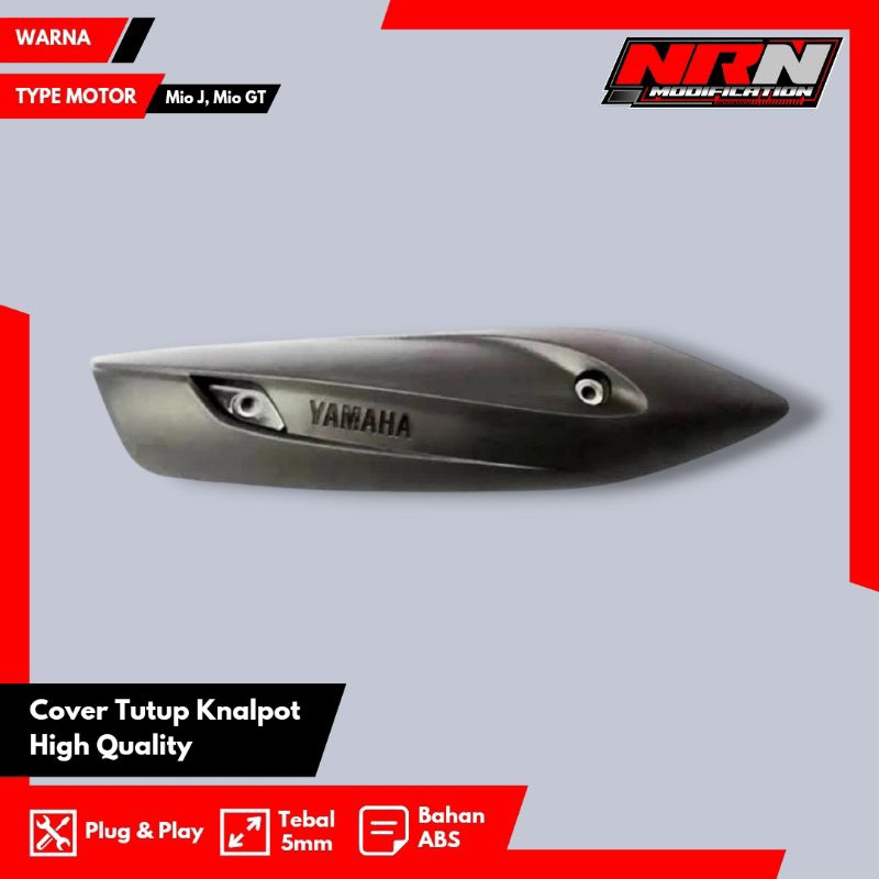 Cover Knalpot Mio J Mio GT Tutup Knalpot Mio J Tameng Knalpot Mio J