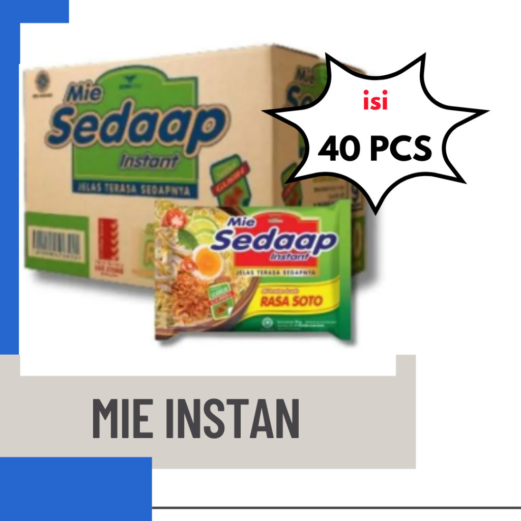 

MIE INSTAN SEDAAAP SOTO, KOREAN SPICY SELECTION