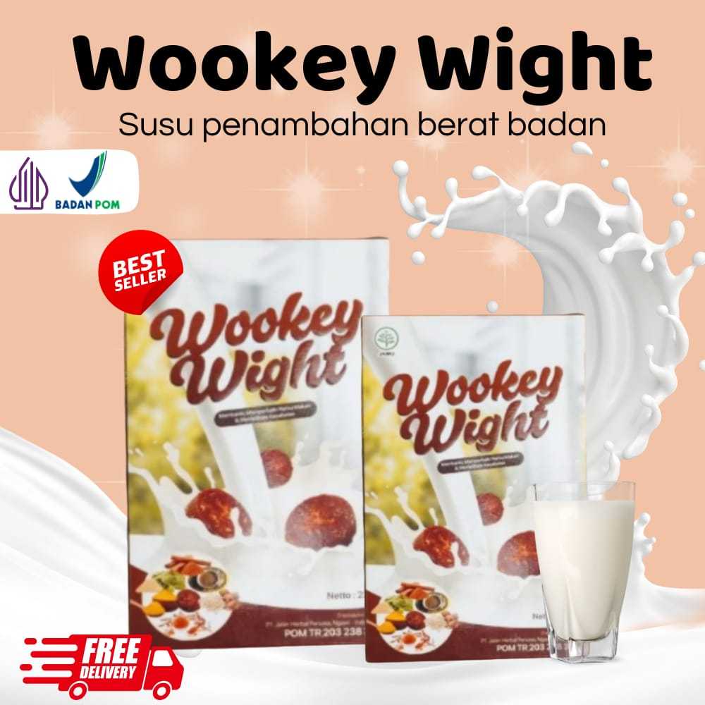 

Wookey Weight - Susu Penambah Berat Badan Bahan Alami Aman Untuk Busui