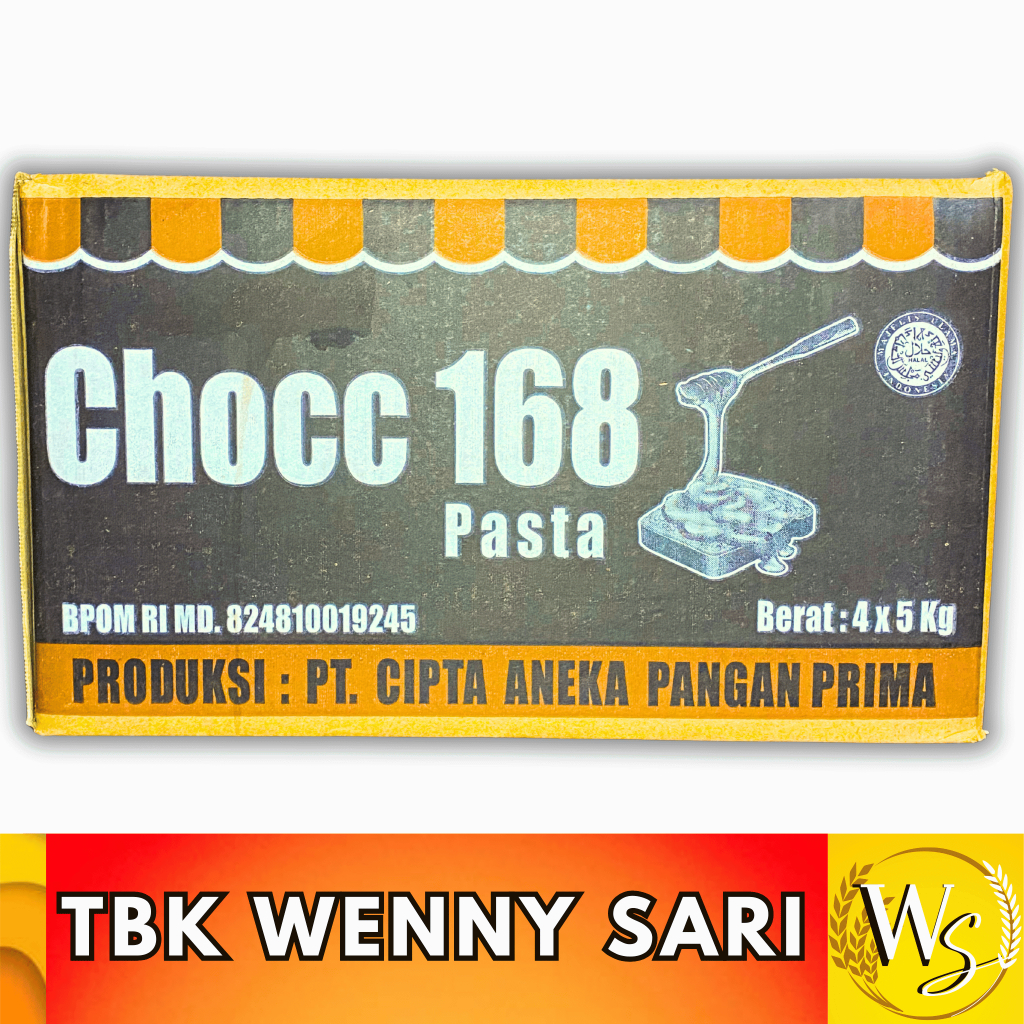 

Chocc 168 Chocolate Filling 4 PCS x 5 KG ( 1 Dus )