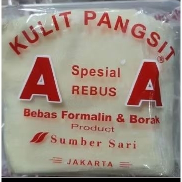 

kulit pangsit rebus AA. isi 50.Rp.12.500