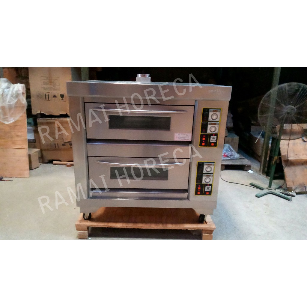OVEN GAS ( 2 DECK 4 TRAY )