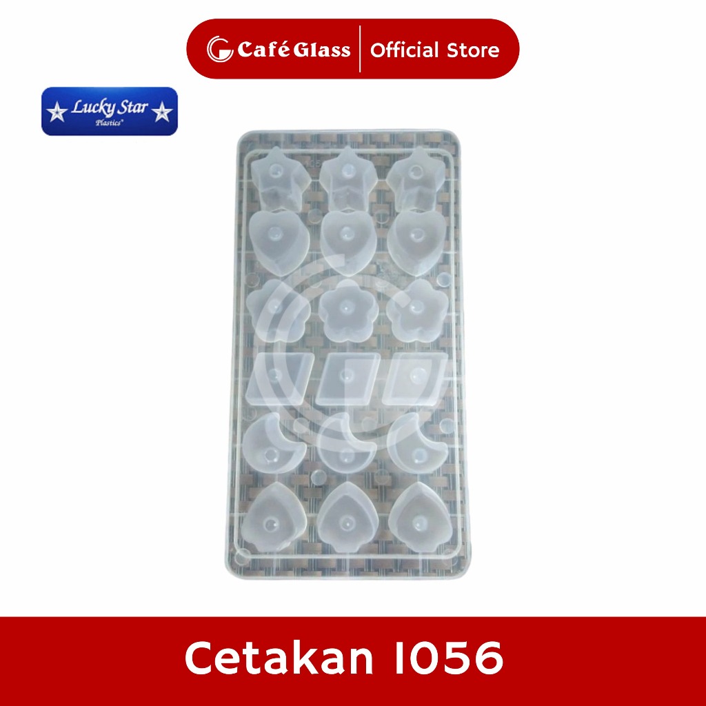 CETAKAN 1056 LUCKY STAR | CETAKAN JELLY AGAR AGAR PUDING PLASTIK KARAKTER