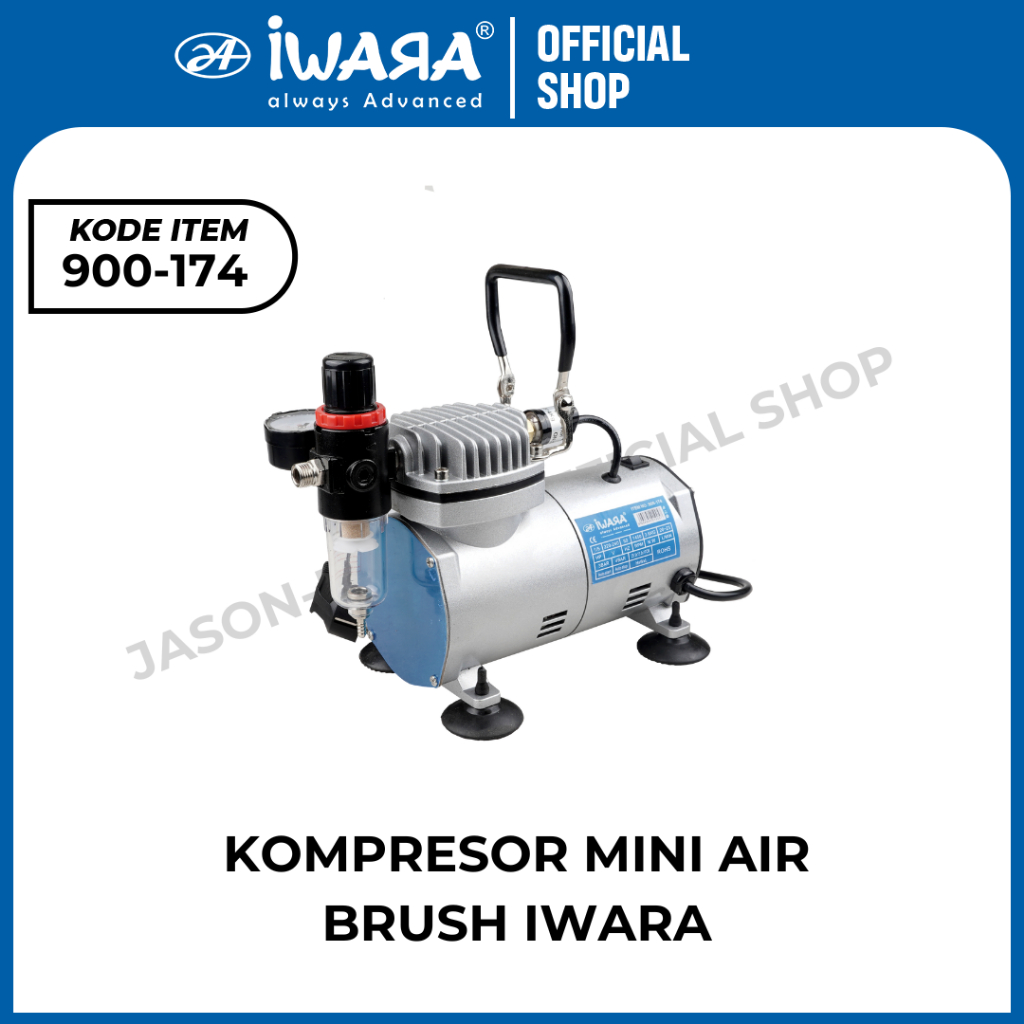 IWARA KOMPRESOR MINI AIR BRUSH Kompressor Mini Set Kompresor Mini Pompa Ban Mobil Motor Elektrik Min