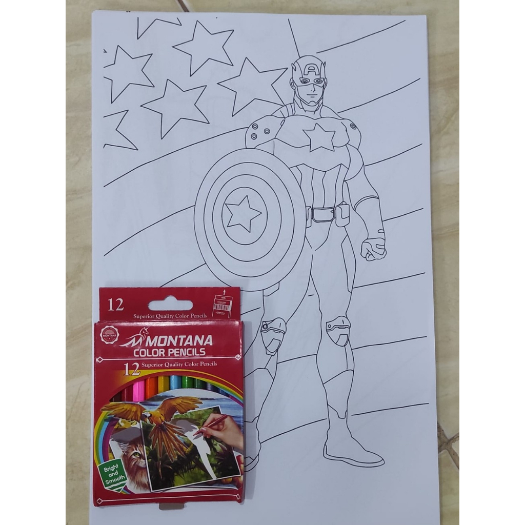 

Paket Kertas bergambar edukasi mewarnai untuk anak ukuran A5