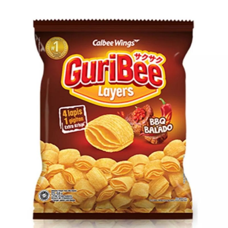 

GuriBee Snack 65gr / BBQ Balado / Rumput Laut / Keju Krispi