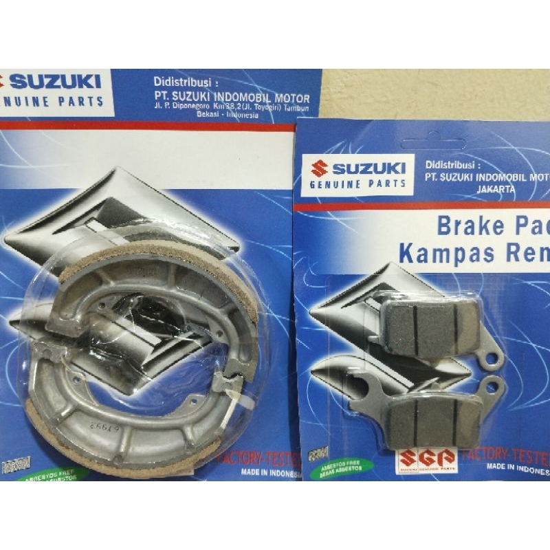 Kampas rem depan+belakang nex 2