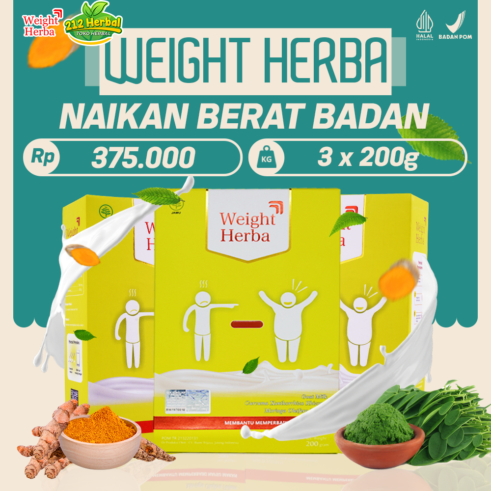 

Paket 3 Box Weight Herba Susu Penggemuk Badan Alami Terbukti Tanpa Efek Samping Isi 200 Gram
