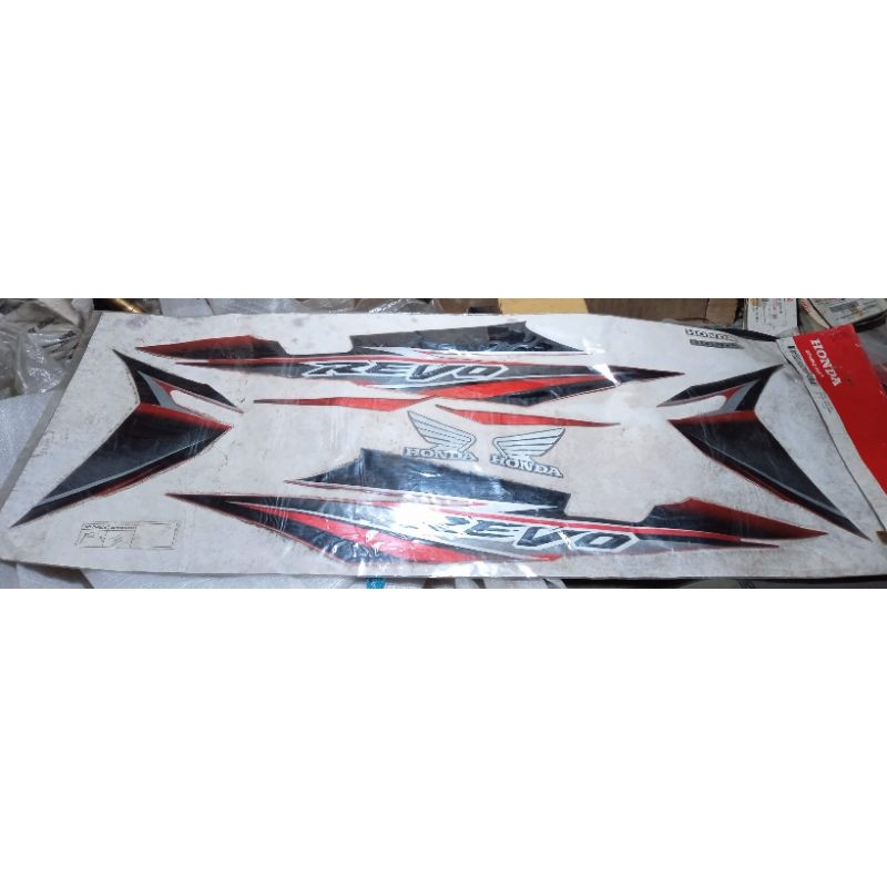 871x0 kwy 700 zc original AHM Astra Honda motor stripe type cn SC red striping stiker box cover body