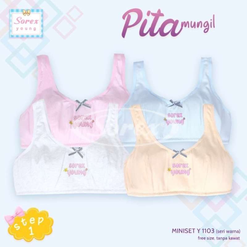 miniset sorex Y1103 step 1 bahan adem SOREX young miniset