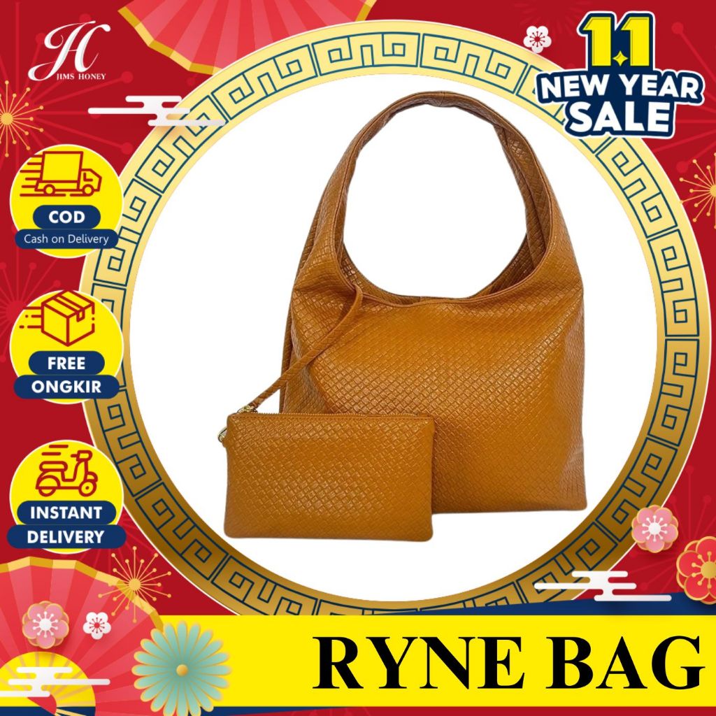 JIMS HONEY RYNE TOTEBAG Tas Handbag Tas Bahu Jinjing Wanita Fashion Cewek Jimshoney Casual Terbaru Elegan Trendy