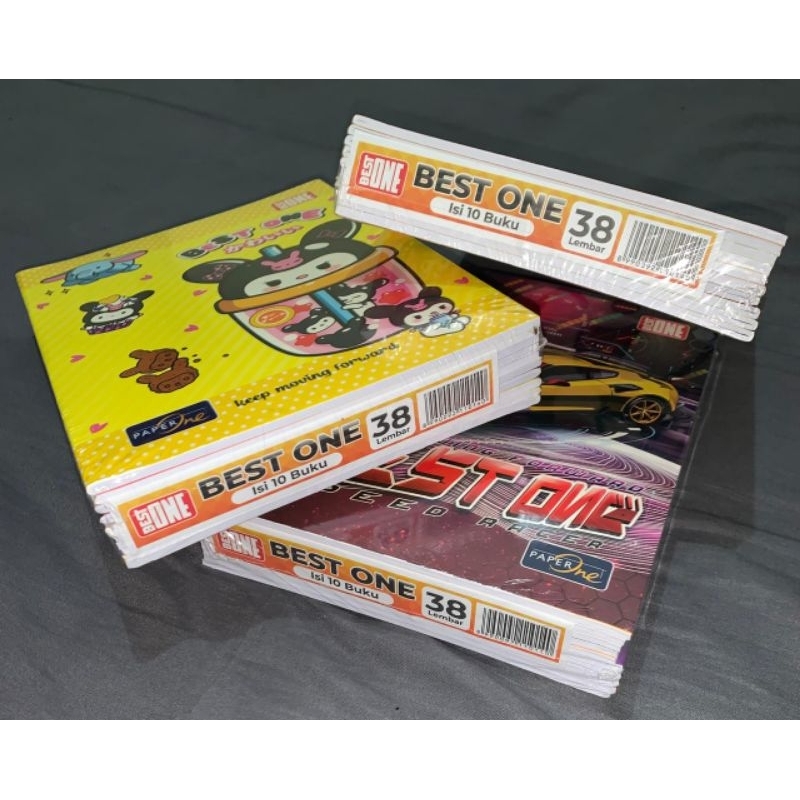 

Buku tulis BestOne 1 pack isi 10 (36 lembar)
