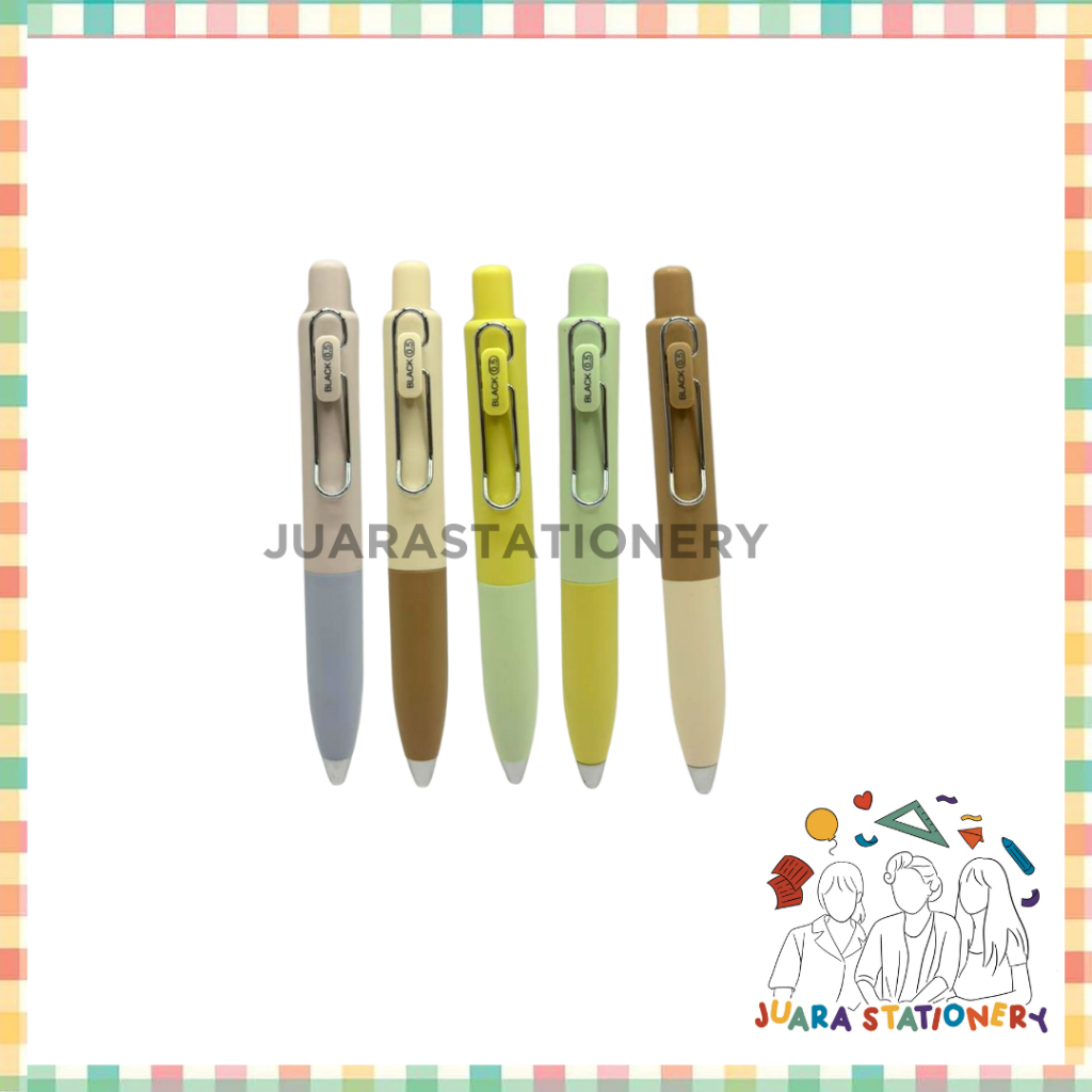 

(167) JUARASTATIONERY Pulpen Gel 0.5 Mild Color Bubble Tea GP-239 - Bolpen Bolpen Tinta Gel