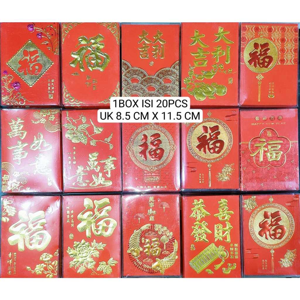 

ANGPAO IMLEK TERBARU 2025 ANGPAO BOX ISI 20 LEMBAR UKURAN 8.5X11.5 PREMIUM