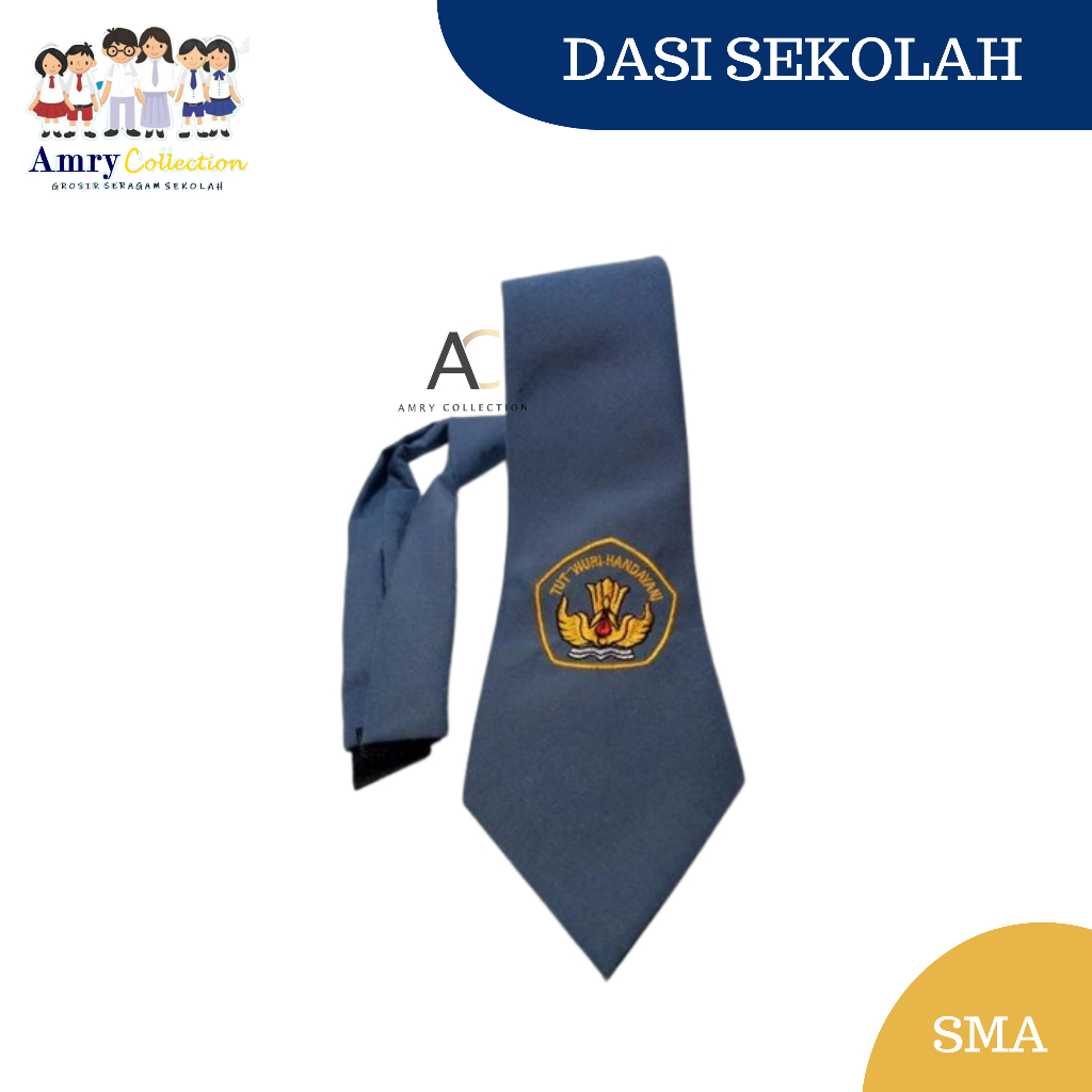 Dasi tali SMA Perlengkapan atribut Sekolah SMA Dasi Sekolah Seragam sekolah
