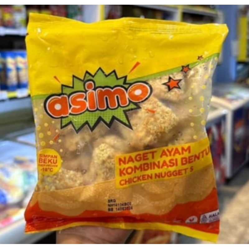 

Asimo Naget Ayam Kombinasi Bentu Chicken Nugget S