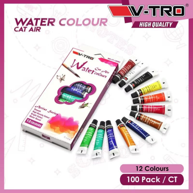 

Cat Air \ V-TRO Watercolour Artist Series 12 Colours