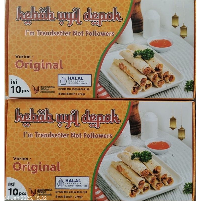 

Kebab Original isi 10 PCS - KEBAB UNYIL DEPOK