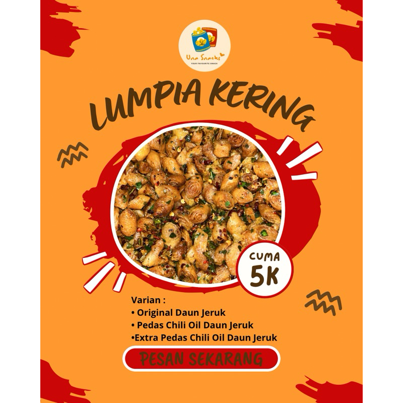 

LUKER/LUMRING/LUMPIA GULUNG/LUMPIA KERING DAUN JERUK/SNACK VIRAL