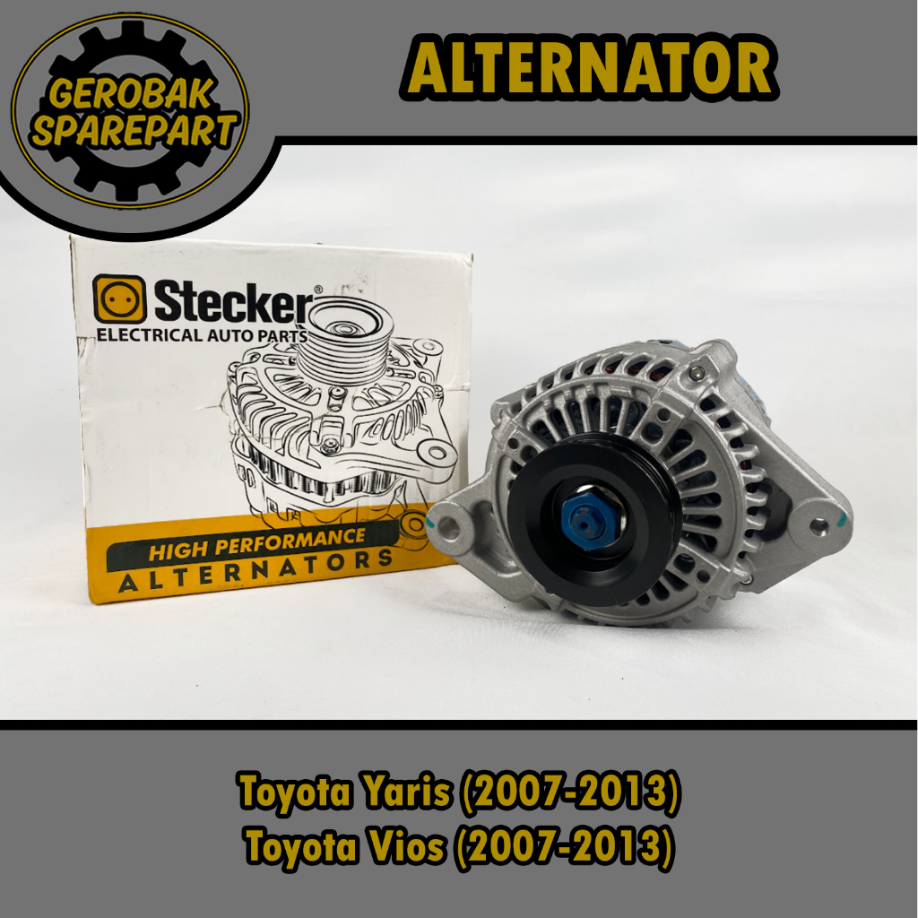 Alternator Dinamo Ampere - Toyota Yaris Bakpao / Vios Gen 2 (2007-2013) Stecker
