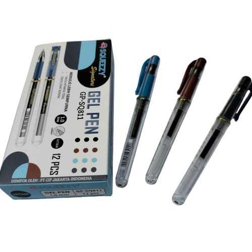 

PULPEN GEL SQ SIGNATURE SQ 811/PULPEN TANDA TANGAN (12 PCS )