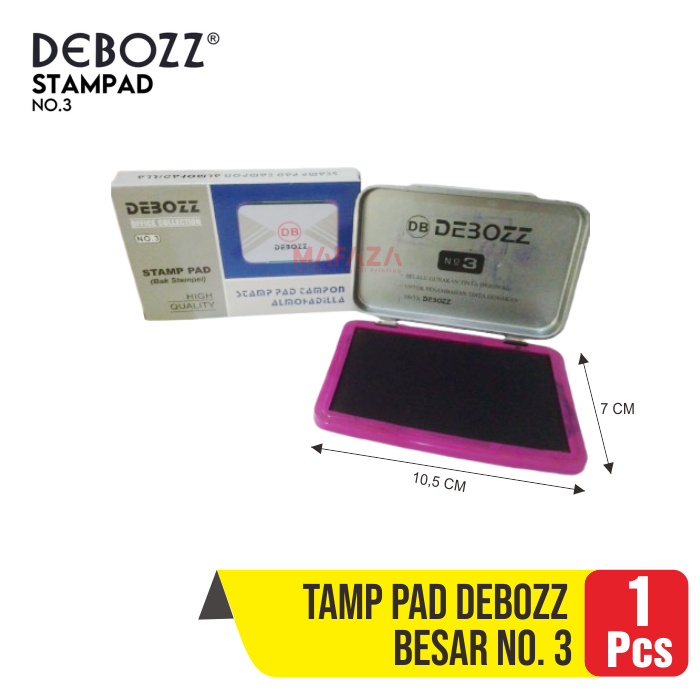 

[1 Pcs] bantalan cap/ stempel/ stamp pad Debozz besar no. 3