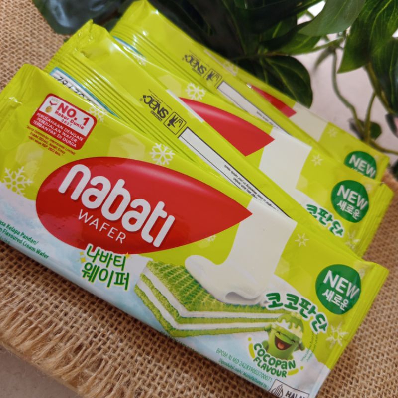 

Nabati Coco Pandan 16 gr x 5 pcs