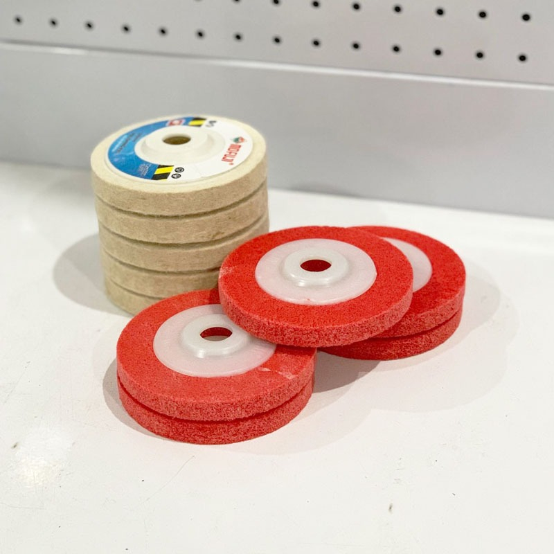 (10PCS) Poles Stainless Amplas Stainles Disc Gerinda Poles Stainless Non Wove kasar dan halus