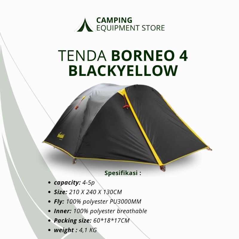 TENDA BORNEO 4