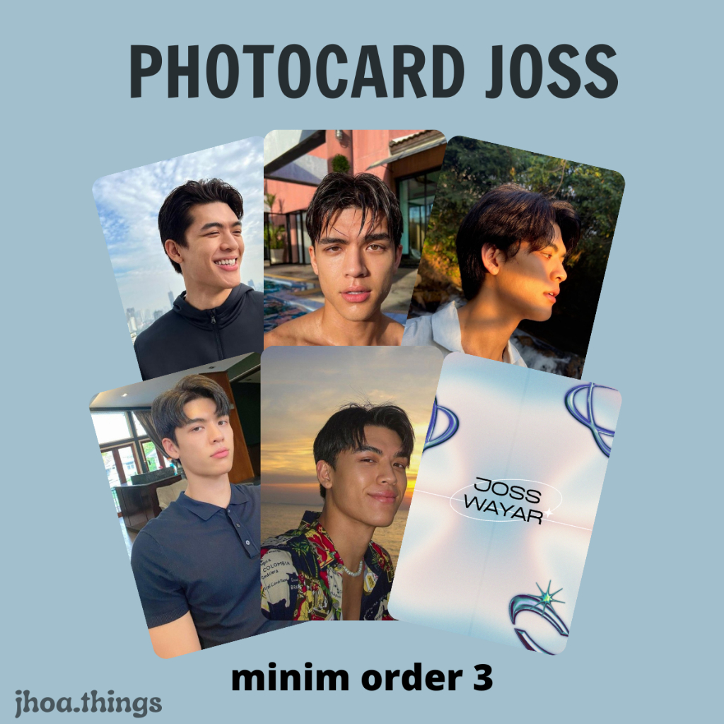 [UNOFFICIAL] PHOTOCARD JOSS WAYAR THAI ACTOR GMMTV JOSSGAWIN